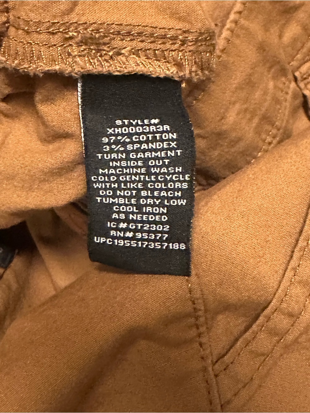 Women’s Casual Rolled-Hem Shorts in Tan - Picture 7 of 7